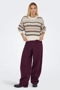 Only Jersey estampado jaquard^Mujer Jerséis Y Cárdigans