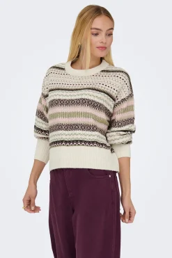 Only Jersey estampado jaquard^Mujer Jerséis Y Cárdigans