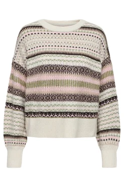 Only Jersey estampado jaquard^Mujer Jerséis Y Cárdigans