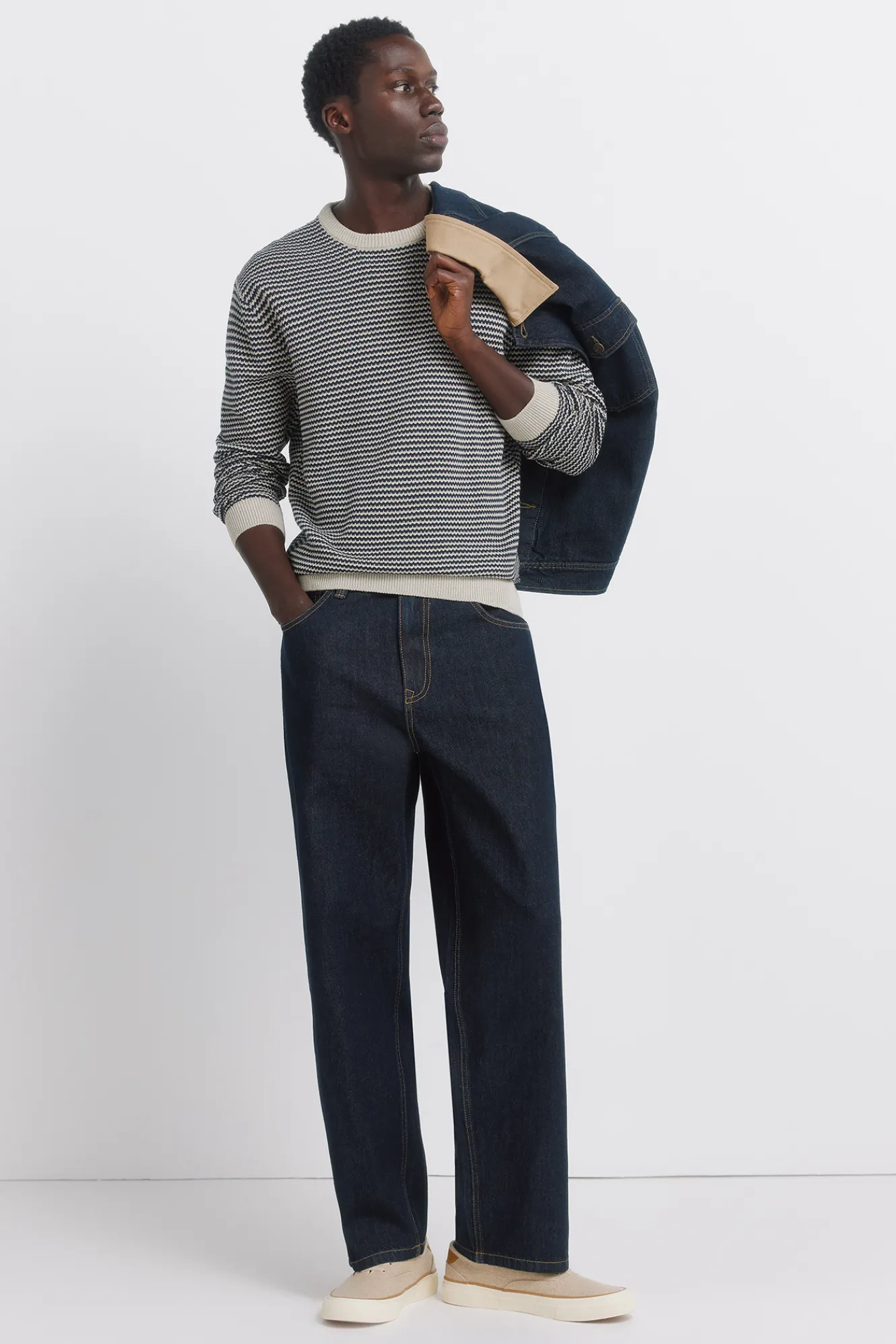 Springfield Jersey estructura bicolor^Hombre Jerséis Y Cárdigans