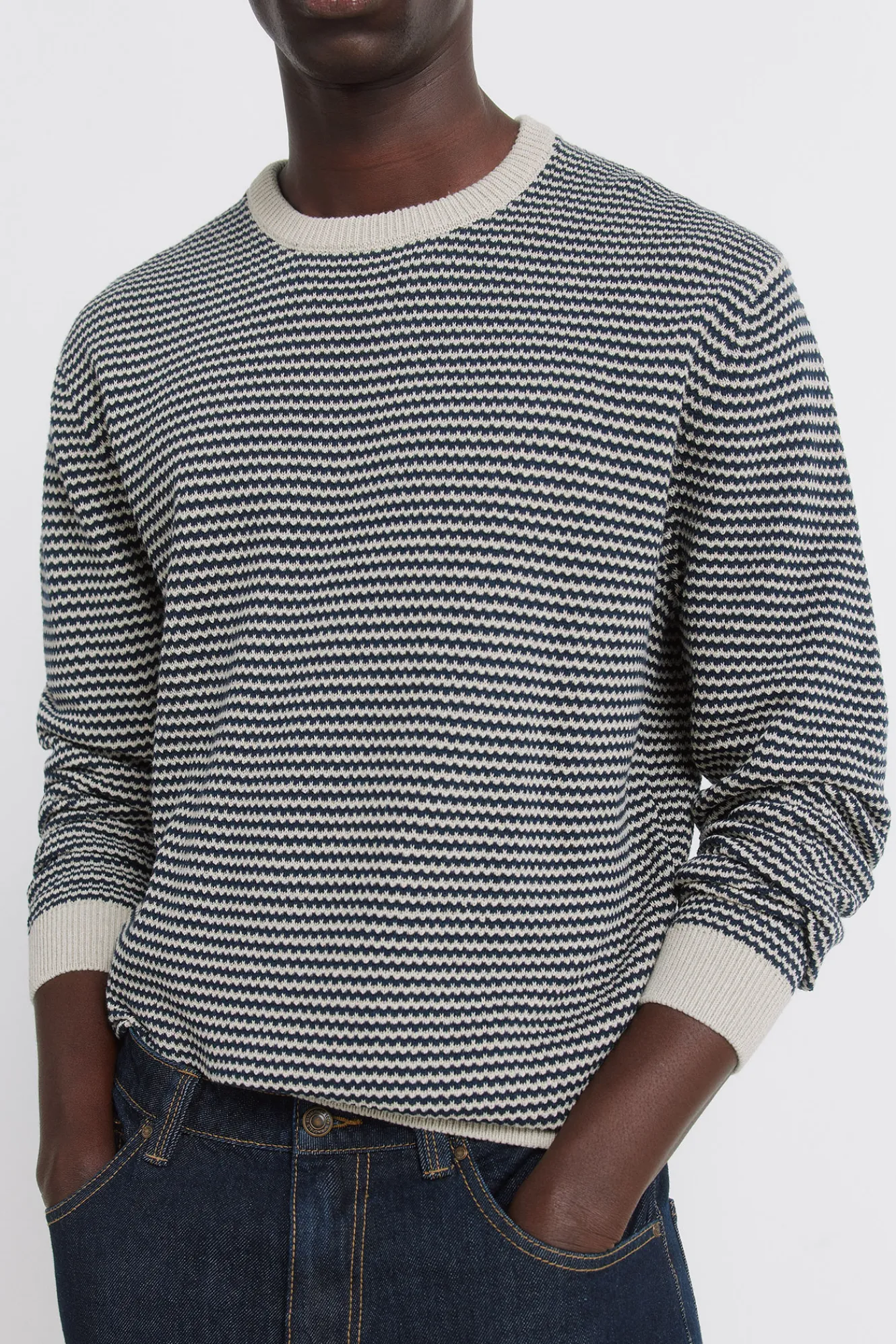 Springfield Jersey estructura bicolor^Hombre Jerséis Y Cárdigans