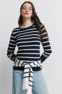 Springfield Jersey fino botones pu&ntilde;os^Mujer Jerséis Y Cárdigans