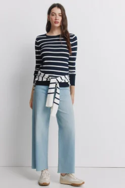 Springfield Jersey fino botones pu&ntilde;os^Mujer Jerséis Y Cárdigans