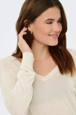 Only Jersey fino cuello de pico^Mujer Jerséis Y Cárdigans