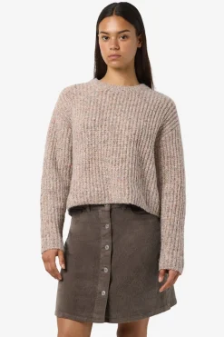 Noisy May jersey jaspeado cuello redondo^Mujer Jerséis Y Cárdigans|Basic Bar