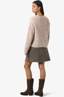 Noisy May jersey jaspeado cuello redondo^Mujer Jerséis Y Cárdigans|Basic Bar