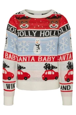 Vero Moda Girl Jersey manga larga navide&ntilde;o^Niños Jerséis