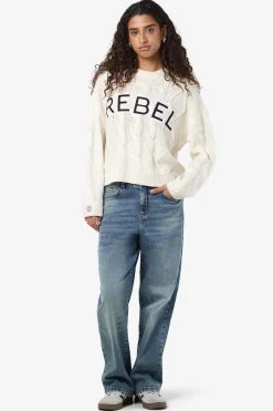 Noisy May Jersey ochos bordado college^Mujer Jerséis Y Cárdigans