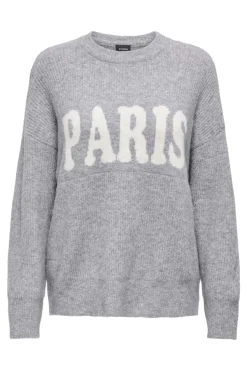 Only Jersey oversize texto PARIS^Mujer Jerséis Y Cárdigans