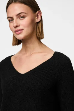 Pieces Jersey pico b&aacute;sico^Mujer Jerséis Y Cárdigans|Basic Bar