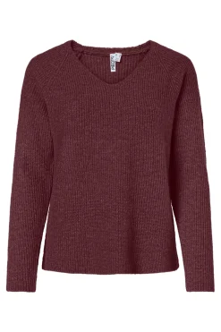 Pieces Jersey pico b&aacute;sico^Mujer Jerséis Y Cárdigans|Basic Bar