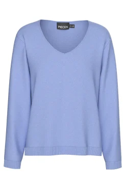 Pieces Jersey pico básico^Mujer Jerséis Y Cárdigans|Basic Bar