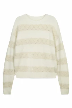 Springfield Jersey pointelle rayas lurex^Mujer Jerséis Y Cárdigans