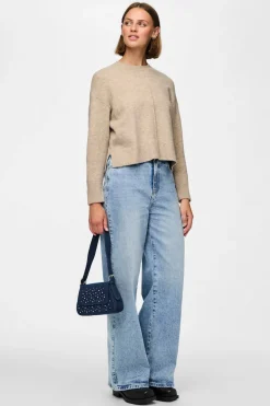 Pieces Jersey punto básico^Mujer Jerséis Y Cárdigans|Basic Bar