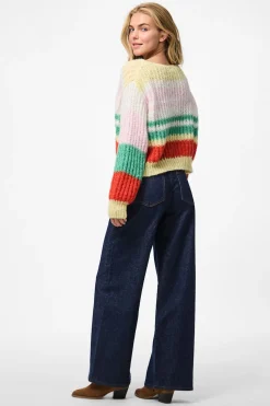 Pieces Jersey punto colores^Mujer Jerséis Y Cárdigans