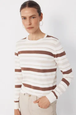 Cortefiel Jersey punto rayas^Mujer Jerséis Y Cárdigans