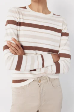 Cortefiel Jersey punto rayas^Mujer Jerséis Y Cárdigans