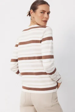 Cortefiel Jersey punto rayas^Mujer Jerséis Y Cárdigans