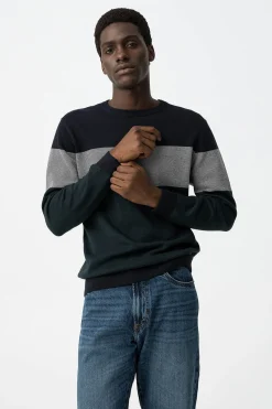 Tiffosi Jersey punto tricolor^Hombre Jerséis Y Cárdigans