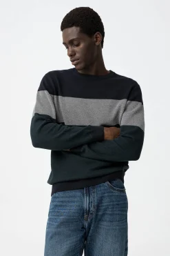 Tiffosi Jersey punto tricolor^Hombre Jerséis Y Cárdigans