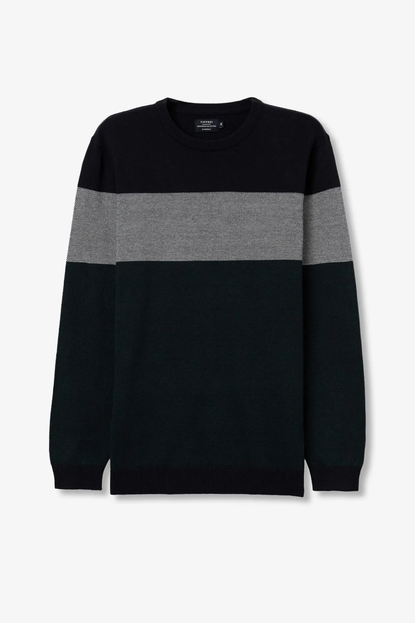 Tiffosi Jersey punto tricolor^Hombre Jerséis Y Cárdigans