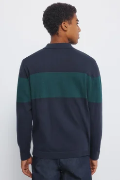 Springfield Jersey raya cuello polo^Hombre Polos