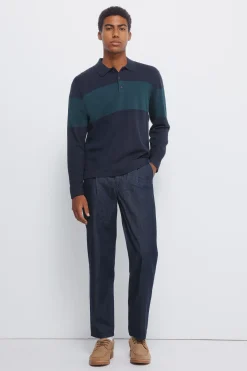 Springfield Jersey raya cuello polo^Hombre Polos