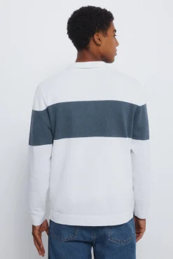 Springfield Jersey raya cuello polo^Hombre Polos