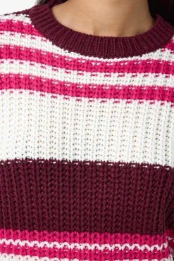 Noisy May Jersey rayas cuello redondo^Mujer Jerséis Y Cárdigans