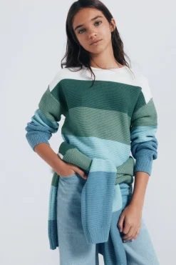 Springfield Kids Jersey rayas niña^Niños Jerséis