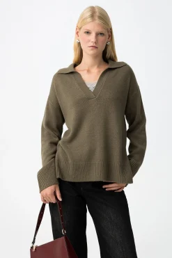 Tiffosi Jersey Relaxed con Cuello^Mujer Jerséis Y Cárdigans|Polos