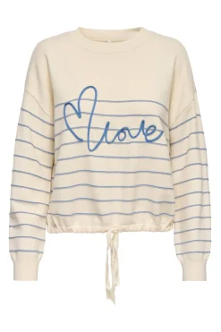 Only Jersey texto frontal^Mujer Jerséis Y Cárdigans