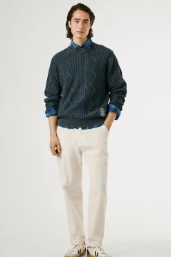 Pepe Jeans Jersey Trenzado Cuello Redondo^Hombre Jerséis Y Cárdigans