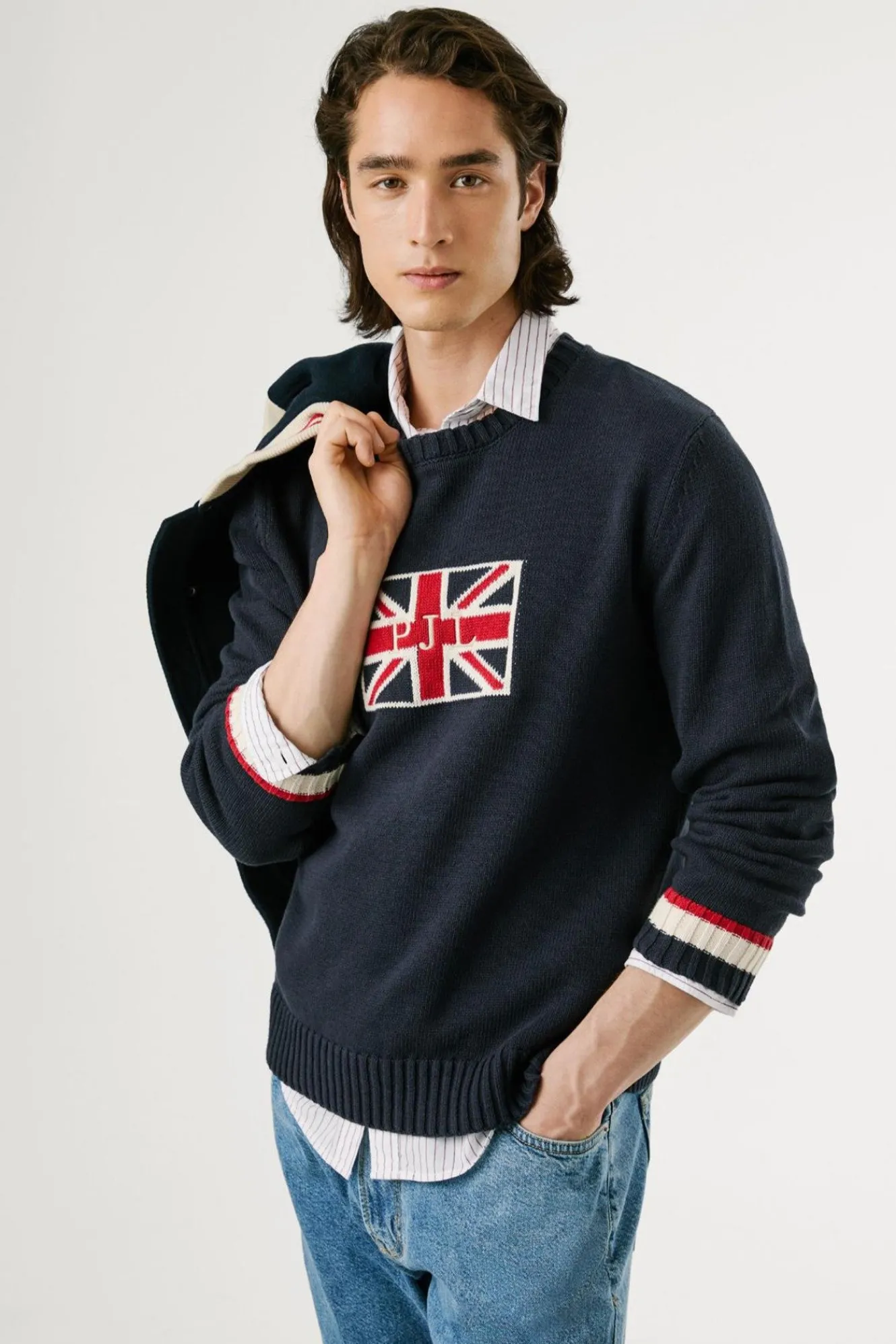 Pepe Jeans Jersey Union Jack Fit Regular^Hombre Jerséis Y Cárdigans