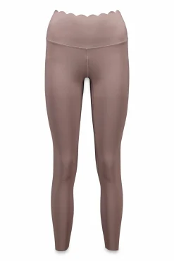 Dash and Stars Leggings COMPRESSIVE largo marr&oacute;n^Mujer Deporte