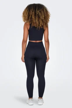 Only Play Leggings Seamless de cintura alta canal&eacute;^Mujer Deporte