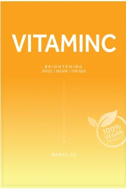 Barulab Mascarilla de tejido con Vitamina C^Mujer Cosmética