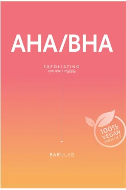 Barulab Mascarilla de tejido iluminadora con AHA y BHA^Mujer Cosmética