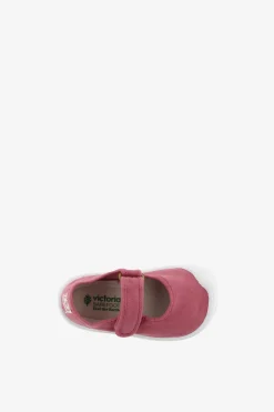 Victoria Merceditas barefoot lona tintada^Niños Zapatos|Zapatos