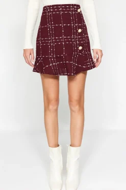 Trendyol Minifalda con bajo de volantes^Mujer Faldas