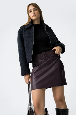 Tiffosi Minifalda con Cinturón^Mujer Faldas