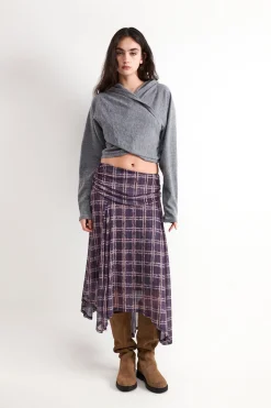 Balmohk Minifalda cuadros^Mujer Faldas|Total Look