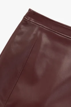 Koton Minifalda efecto cuero^Mujer Faldas