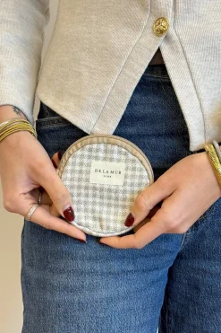 De La Mur Monedero Redondo Vison^Mujer Monederos