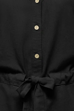 Only Mono corto de lino^Mujer Lino