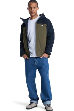 Quiksilver Overcast 3K Insulated - Chaqueta impermeable para hombre^Hombre Cazadoras