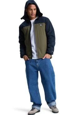 Quiksilver Overcast 3K Insulated - Chaqueta impermeable para hombre^Hombre Cazadoras