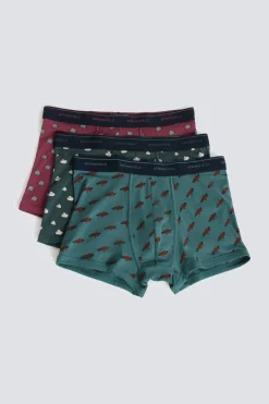 Springfield Pack 3 boxers animales^Hombre Calzoncillos