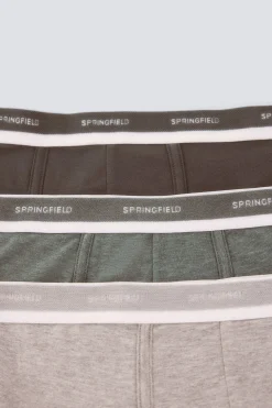 Springfield Pack 3 boxers b&aacute;sicos^Hombre Calzoncillos