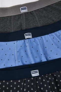 Trendyol Pack 3 boxers de algod&oacute;n multicolor^Hombre Calzoncillos